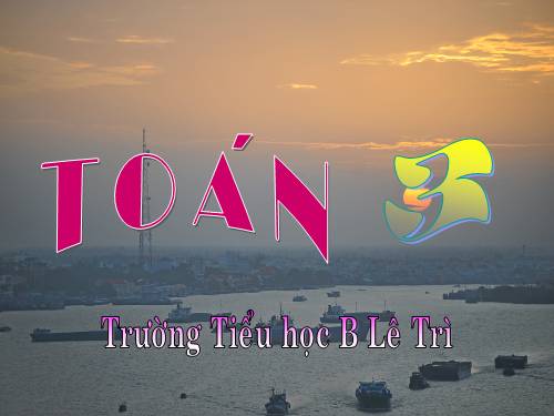 Bài toán giải bằng hai phép tính