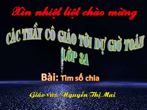 Tìm số chia