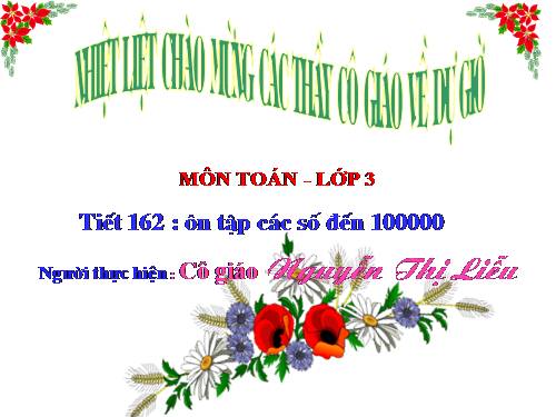 Ôn tập các số đến 100 000