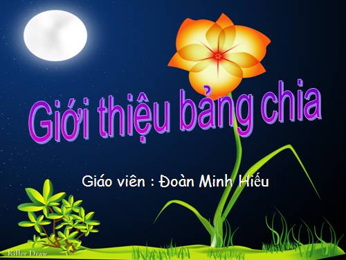 Giới thiệu bảng chia