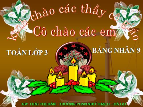 Bảng nhân 9