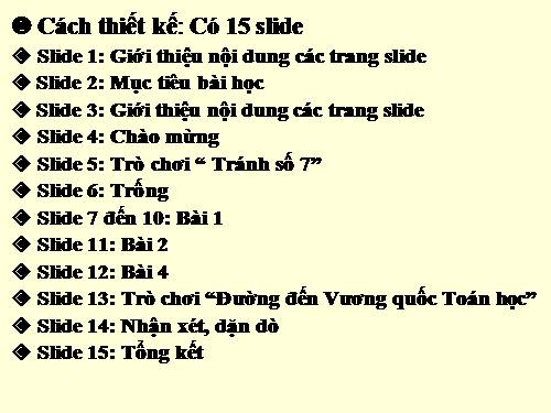 Các Bài giảng khác thuộc Chương trình Toán 3