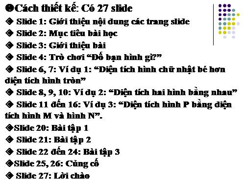 Diện tích của một hình