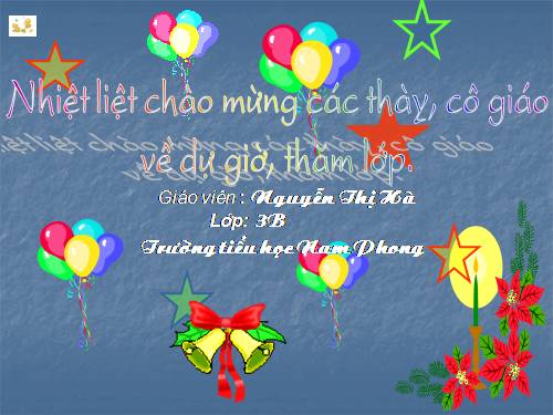 Các Bài giảng khác thuộc Chương trình Toán 3
