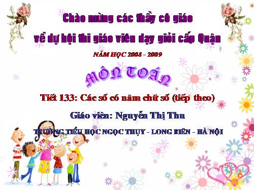 Các số có năm chữ số (tiếp theo)