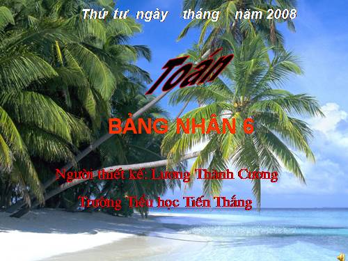 Bảng nhân 6