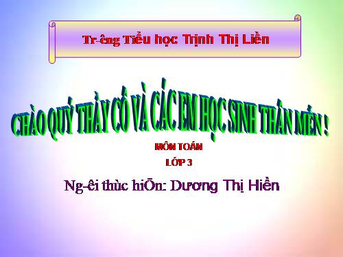 Bài toán giải bằng hai phép tính