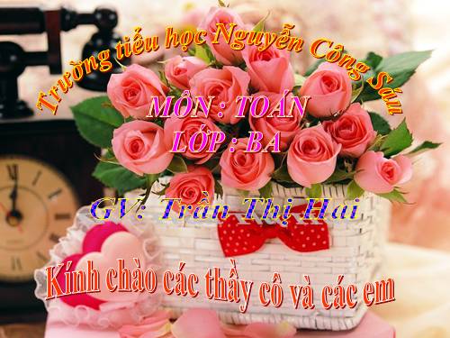 Cộng, trừ các số có ba chữ số (không nhớ)