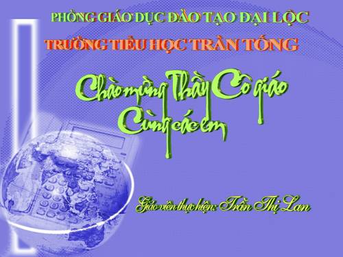 Tính giá trị của biểu thức (tiếp theo)