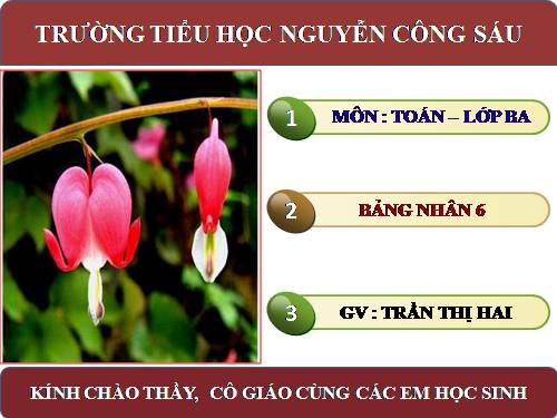 Bảng nhân 6
