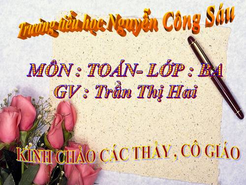 Ôn tập các bảng chia
