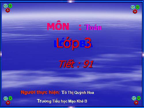 Các số có bốn chữ số