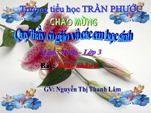 Bảng nhân 6