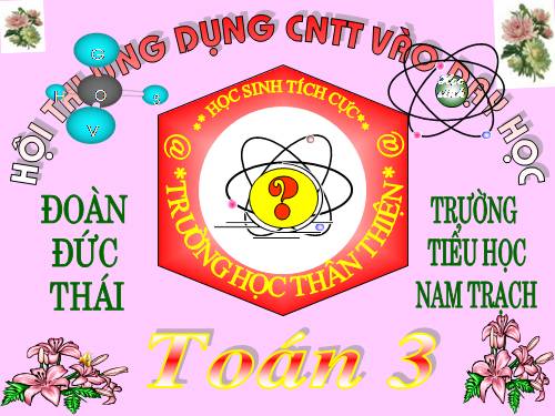 Các Bài giảng khác thuộc Chương trình Toán 3