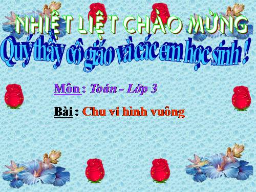 Chu vi hình vuông