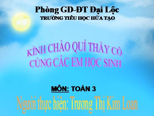 Phép trừ các số trong phạm vi 10 000