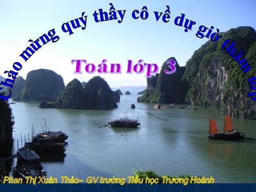 Các Bài giảng khác thuộc Chương trình Toán 3