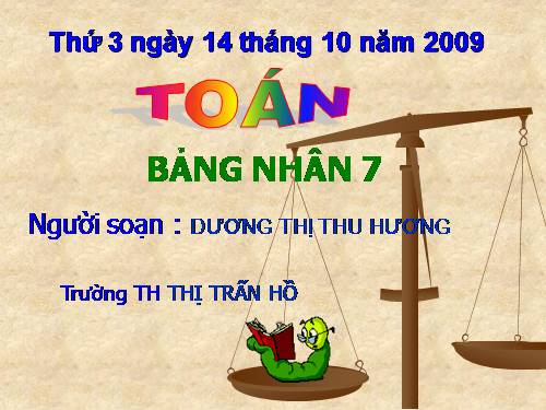 Bảng nhân 7