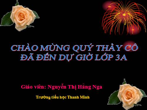 Các Bài giảng khác thuộc Chương trình Toán 3