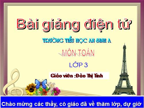 So sánh số bé bằng một phần mấy số lớn