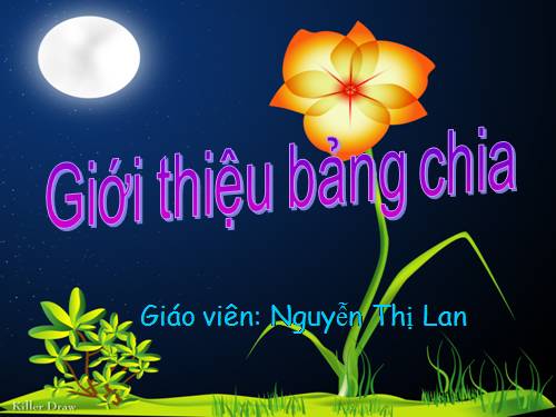 Giới thiệu bảng chia