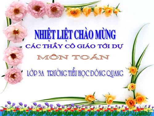 Bài toán giải bằng hai phép tính