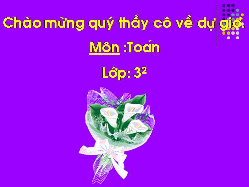 So sánh số bé bằng một phần mấy số lớn