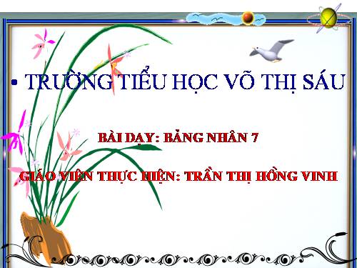 Bảng nhân 7