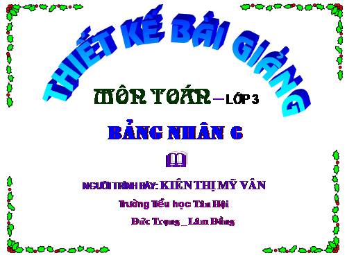 Bảng nhân 6