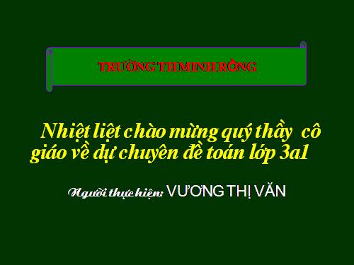 Bài toán giải bằng hai phép tính