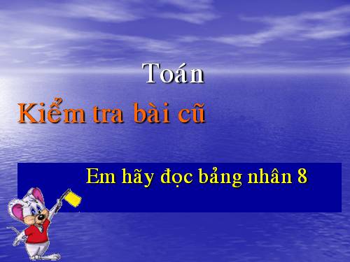 Bảng chia 8