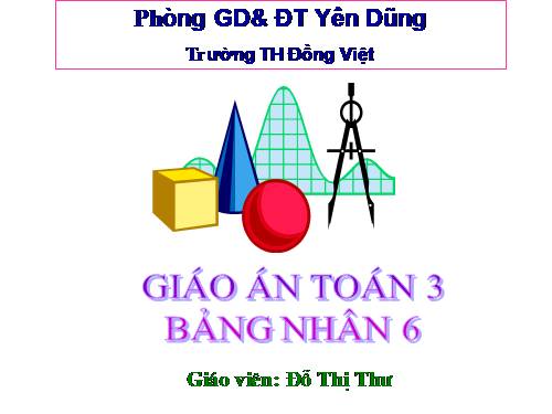 Bảng nhân 6