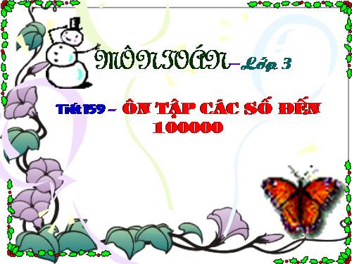 Ôn tập các số đến 100 000