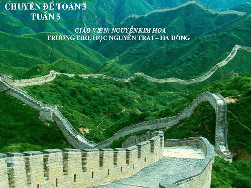 Tìm một trong các phần bằng nhau của một số