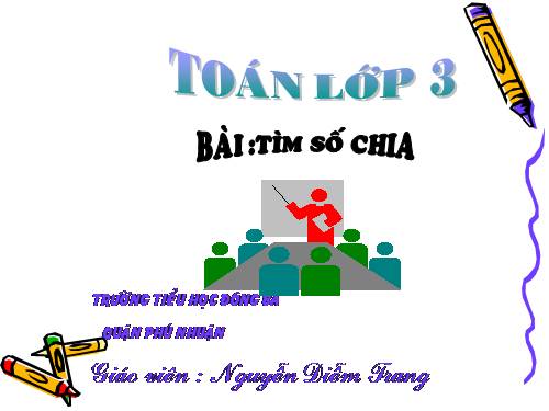 Tìm số chia