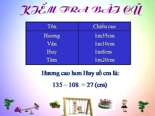 Bài toán giải bằng hai phép tính