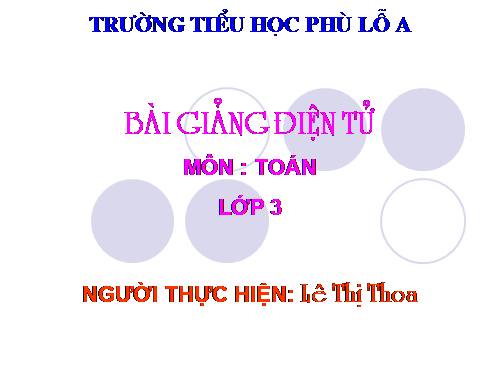 Diện tích hình vuông