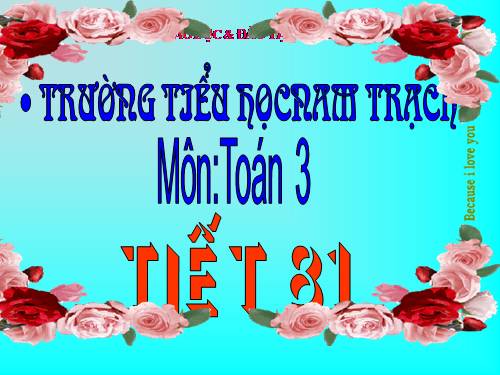 Tính giá trị của biểu thức (tiếp theo)