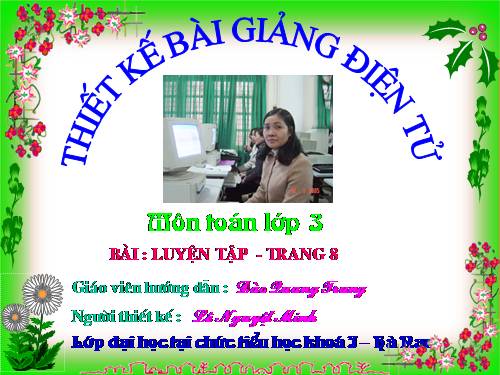 Các Bài giảng khác thuộc Chương trình Toán 3