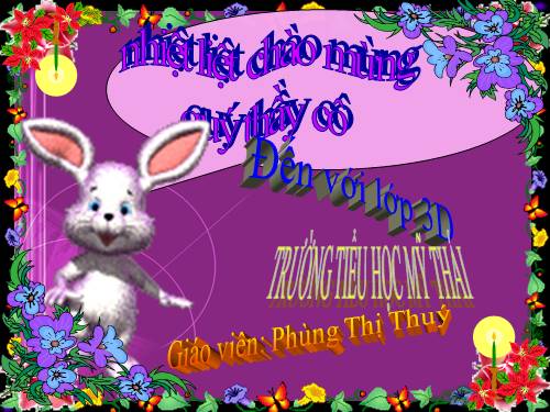 Các Bài giảng khác thuộc Chương trình Toán 3