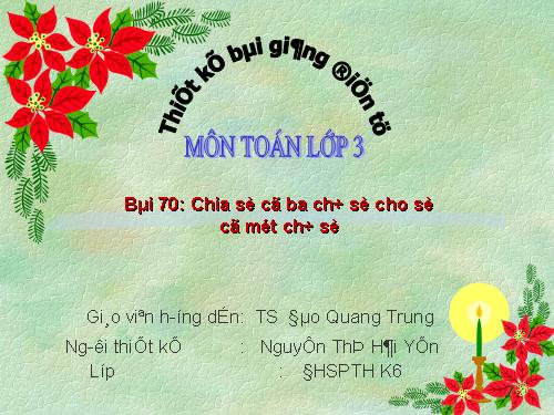 Chia số có ba chữ số cho số có một chữ số