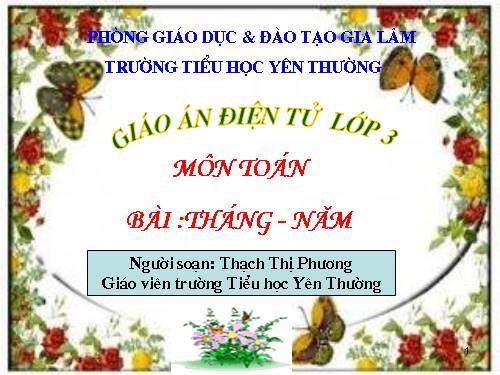 Tháng - Năm
