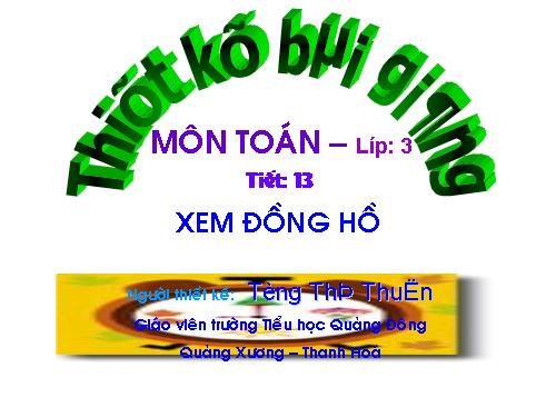 Xem đồng hồ