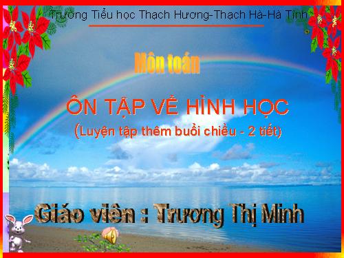 Ôn tập về hình học