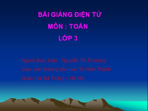 Diện tích hình vuông