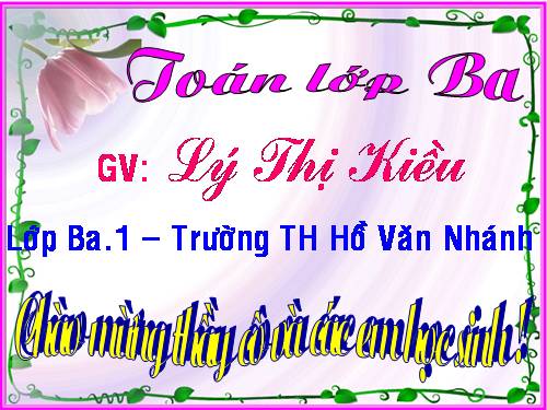 Phép trừ các số trong phạm vi 100 000