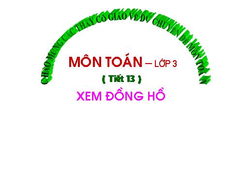 Xem đồng hồ