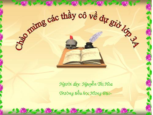 Các Bài giảng khác thuộc Chương trình Toán 3