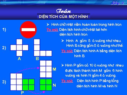 Diện tích của một hình