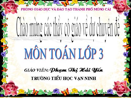 Chia số có ba chữ số cho số có một chữ số (tiếp theo)